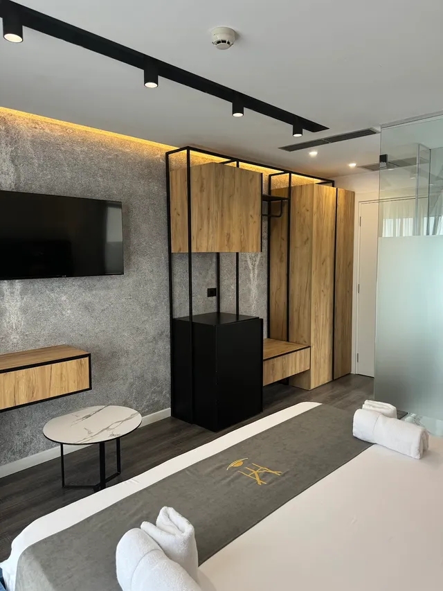 Dhomë King me Pamje nga Deti – Hotel Ylli Shëngjin (Pamje nga deti, 25 m², 2 persona) foto 8